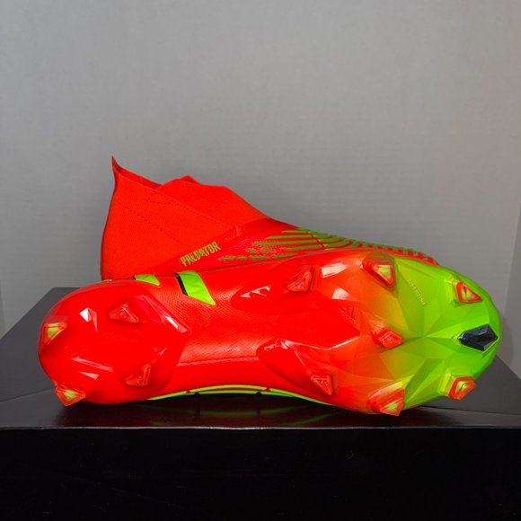 ADIDAS PREDATOR EDGE + FG (GW1039) SOCCER MEN SIZE 9 SOL RED main image 4